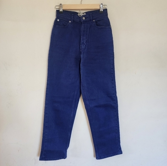 EVERLANE The Way-high Blue Jeans size 25 Regular - Picture 1 of 5